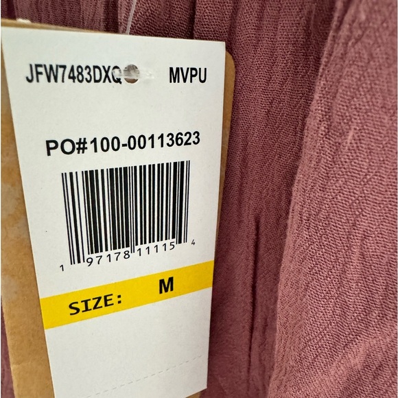 Women's Mauve Ruffle Tank Top Size Medium NWOT - Picture 3 of 4